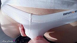 omg, giving sloppy wet blowjob and licking balls in female pov! 😜