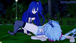 I Watch Chris Yukine and Tsubasa Kazanari in Intense Lesbian Play