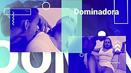 Peruvian blonde Angel Lima dominates with big tits and ass in lesbian fetish scenes.