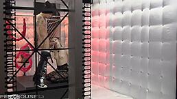 Exotic blonde Ash Hollywood feels intense passion during hardcore fucking in California