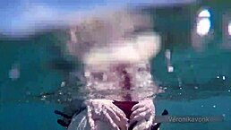 I’m Thrilled by German Teen VeronikaVonk Flashing Big Boobs at Sea!