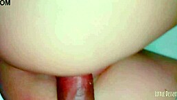 Step sis gets quickie fuck in shaved pussy after party