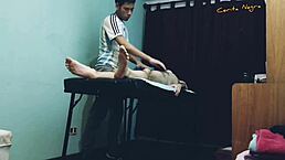 guy gets amateur massage ending with gay blowjob part one two