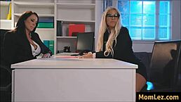 Milf CEOs bang hard in the office.