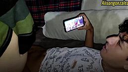 boyfriend plays free fire while i suck his dick