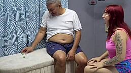 stepdad's luscious cock drives me wild in homemade games