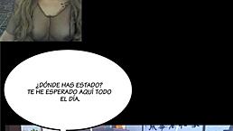 My aunt's comic chapter unfolds in hentai style