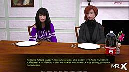 Why is this redhead slammed on dining table in dusklightmanor e1 63?