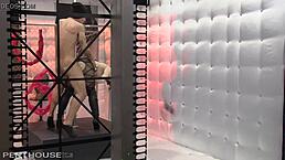 Exotic blonde Ash Hollywood feels intense passion during hardcore fucking in California