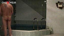 Damn! Homemade Voyeur Slutwife Licks Mature Milf in Sauna Hentai Action!