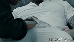 Hunky Rocco Steele Stuffing His Massive Cock Into A Tattooed Black Jock's Ass