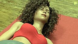 In big city pleasures 55, gorgeous gina touches her pussy through yoga pants