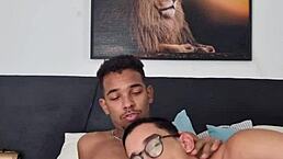 Damn! Black Cock Pounds White Boy's Tight Ass Hard!