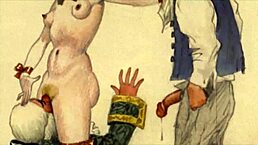 Vintage Erotic Art in Wild Hentai Action, Wow!