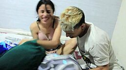 Step-siblings game turns into a shocking trio with stepdad!