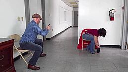 Milf Gags on Jizz in Doctor’s Waiting Room Chaos