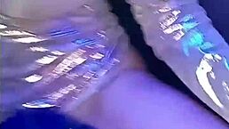 I'm partying and horny when this guy fucks me in the men's bathroom, almost caught.