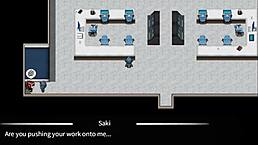 in corporate succubus part 5, the bound succubus gets fingered and masturbated in a group gangbang. hentai anime bondage fun.