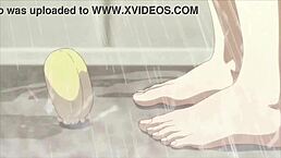 Man, dis horny sist in 3D hentai gettin' wild on da bus, public style!