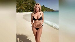 HOT STEPMOM SHOWS SEXY BIKINI TO HORNY STEPSON!