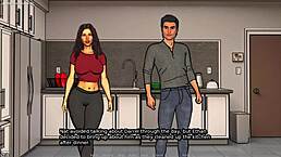 Cheating wife craves a huge black cock. This 3D porn game gets intense!