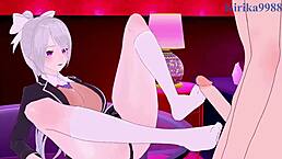 Nui Sociere and Higuchi Kaede in Nijisanji Vtuber Hentai