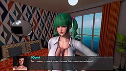 Wife with big cock cums on face, redhead asian slut! 😈