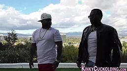 Cuckolding Babe Goes Wild in Interracial Threeway Hardcore Action