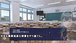 uh, this hentai game got shadows bangin’ in clubroom, weird!