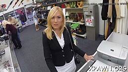 beautiful amateur gets roughly fucked, sucking cock and taking it in her tight pussy.