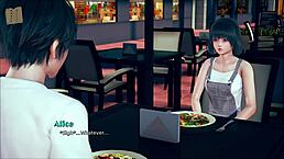 Bruninha the surfer gets fucked in the kitchen with her big ass on display