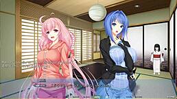 akumeru family harem route with step-mother and step-daughter blowjob action