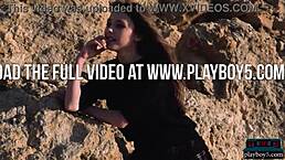 Mila Azul Gives Hot Striptease for Playboy