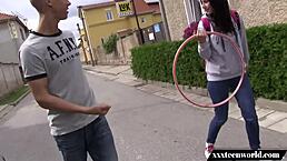 Xxxteen 18+world - teen gets bent over for hot fucking