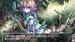 The dryad appears in anime hentai game.