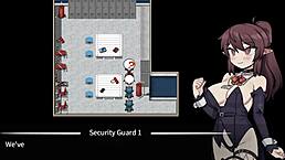 in corporate succubus part 5, the bound succubus gets fingered and masturbated in a group gangbang. hentai anime bondage fun.