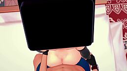 I See This Sweet TV Woman Ready to Fuck in Hentai 3D