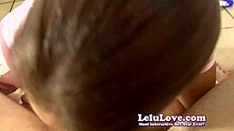 Football chick sneaks a halftime cock suck! 🏈