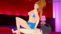 hey, tatsumaki and captain mizuki go wild in hentai action