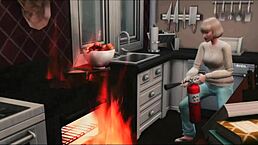 yo, check this scream 1996 intro remake for halloween in sims 4!