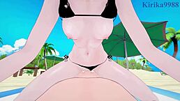 hey, tatsumaki and captain mizuki go wild in hentai action