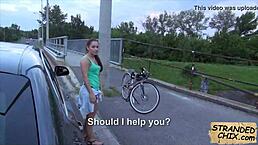 Amateur Babe Jenny Dark Delivers Intense Blowjob While Driving