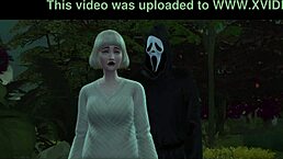 yo, check this scream 1996 intro remake for halloween in sims 4!
