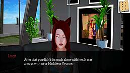 The first adult visual novel with 3D animated sex scenes: My new family 163