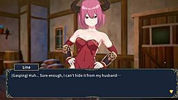 Lina rides cowgirl in hentai fantasy 😏