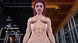 yo, check this hot gameplay of my cute roommate riding hard in 3d