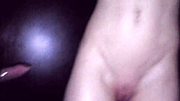 skinny girl getting fucked at the glory hole while her cuckold boyfriend watches 😏