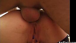 unusual lesbian beauties gaping and fisting anals with bombshell bimbos 😈