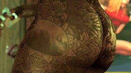 A guy with a huge cock enjoys intense gay sex in the bedroom