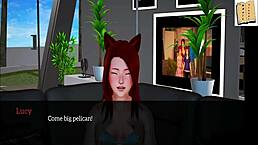 The first adult visual novel with 3D animated sex scenes: My new family 163